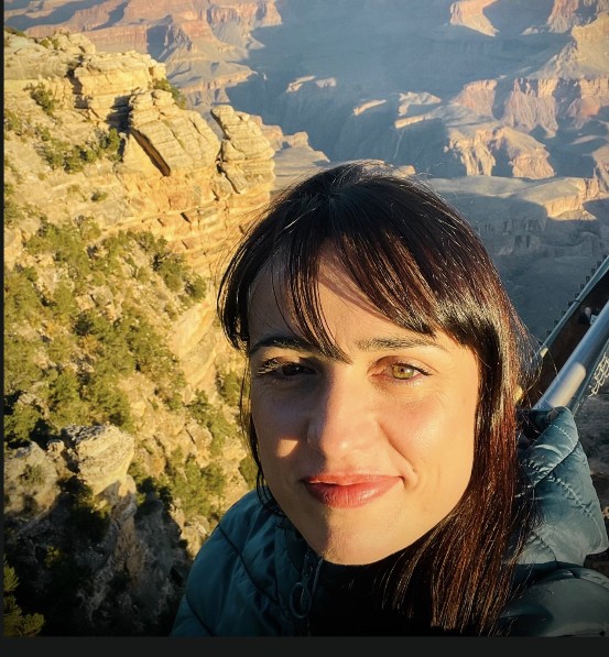 Sandy Hervet au Grand Canyon