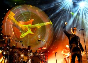 Le groupe de rock SO FLOYD sur scène reprenant les tubes de PINK FLOYD