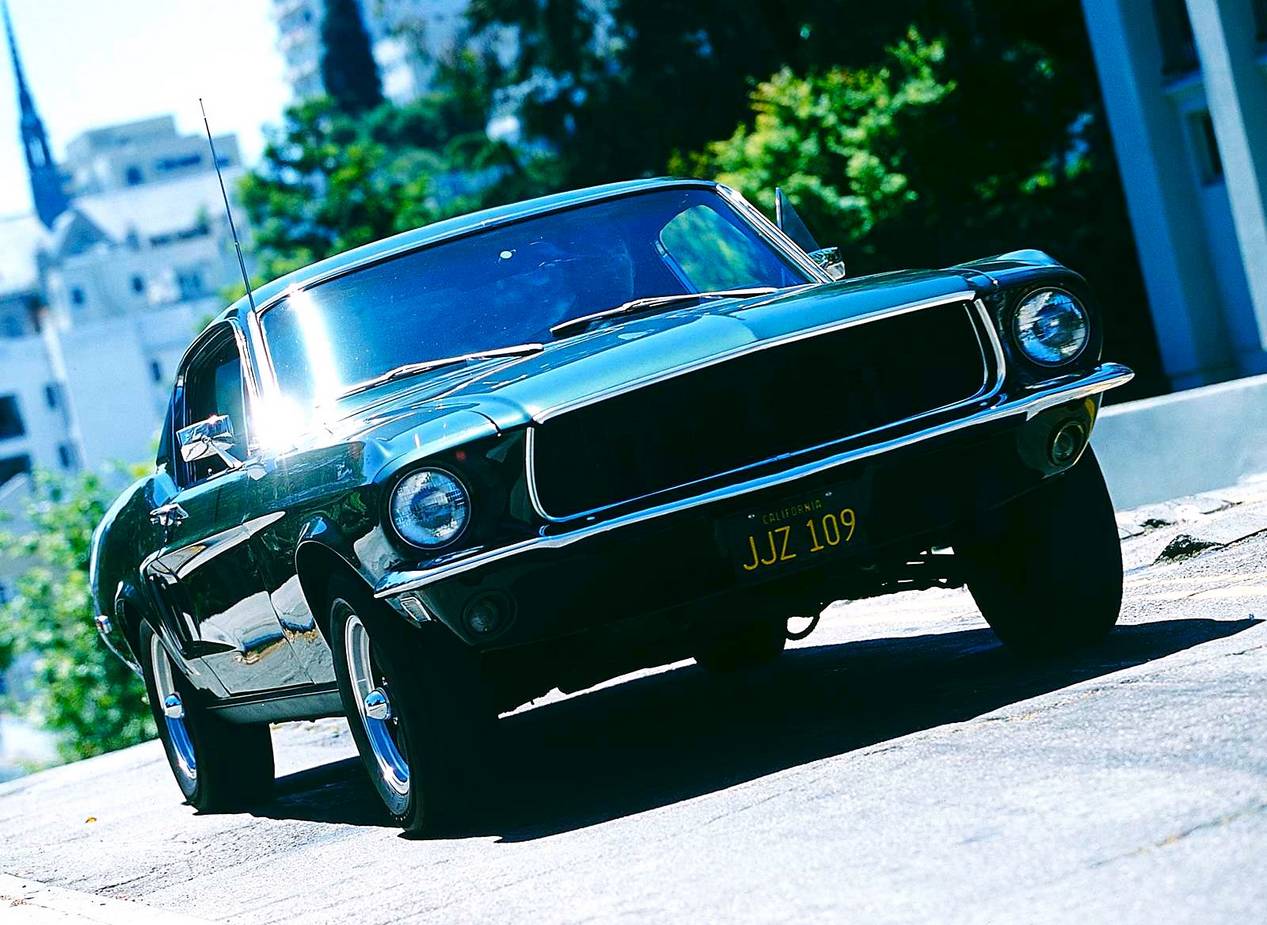 Ford Mustang Bullitt Fastback verte de 1968