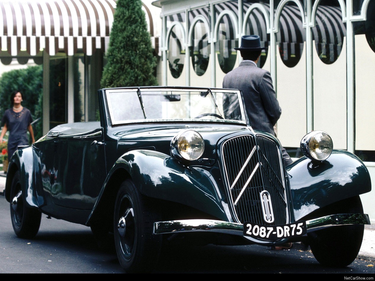 Citroen Traction Avant 11B Cabrio 1938 2 - Vintage