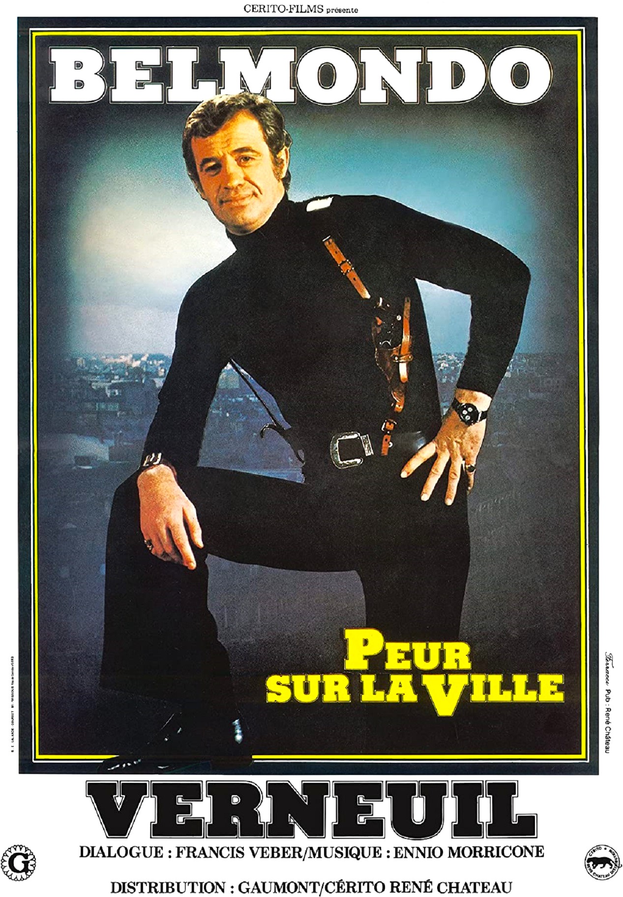 affiche peur sur la ville - Vintage