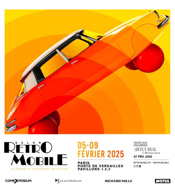 retromobile affiche 2025 une