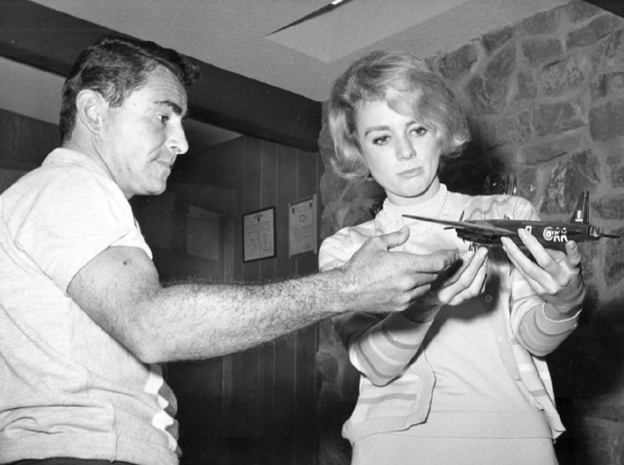 rod serling inger stevens serling model airplane collection 1960 - Vintage