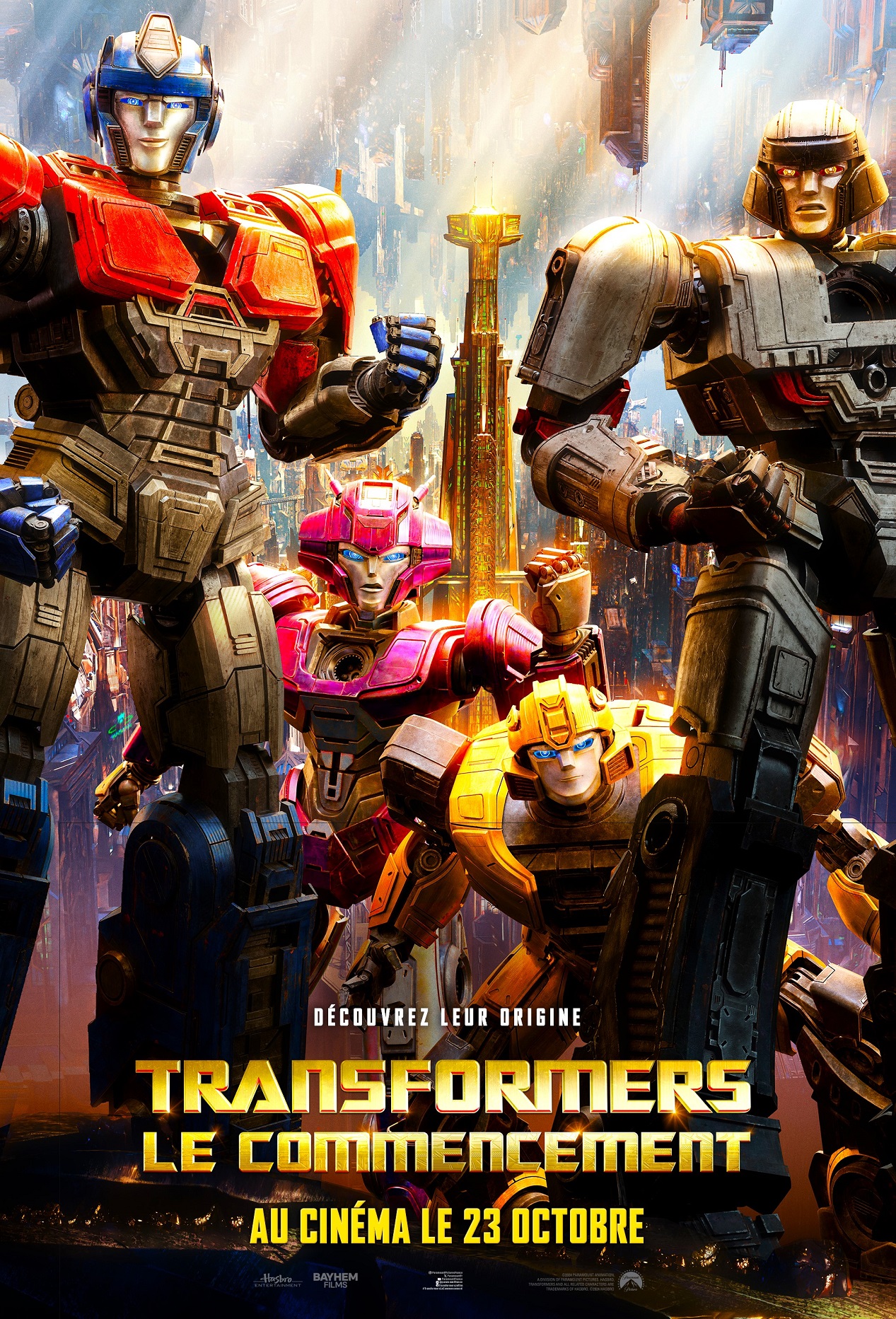 transformers le commencement affiche - Vintage