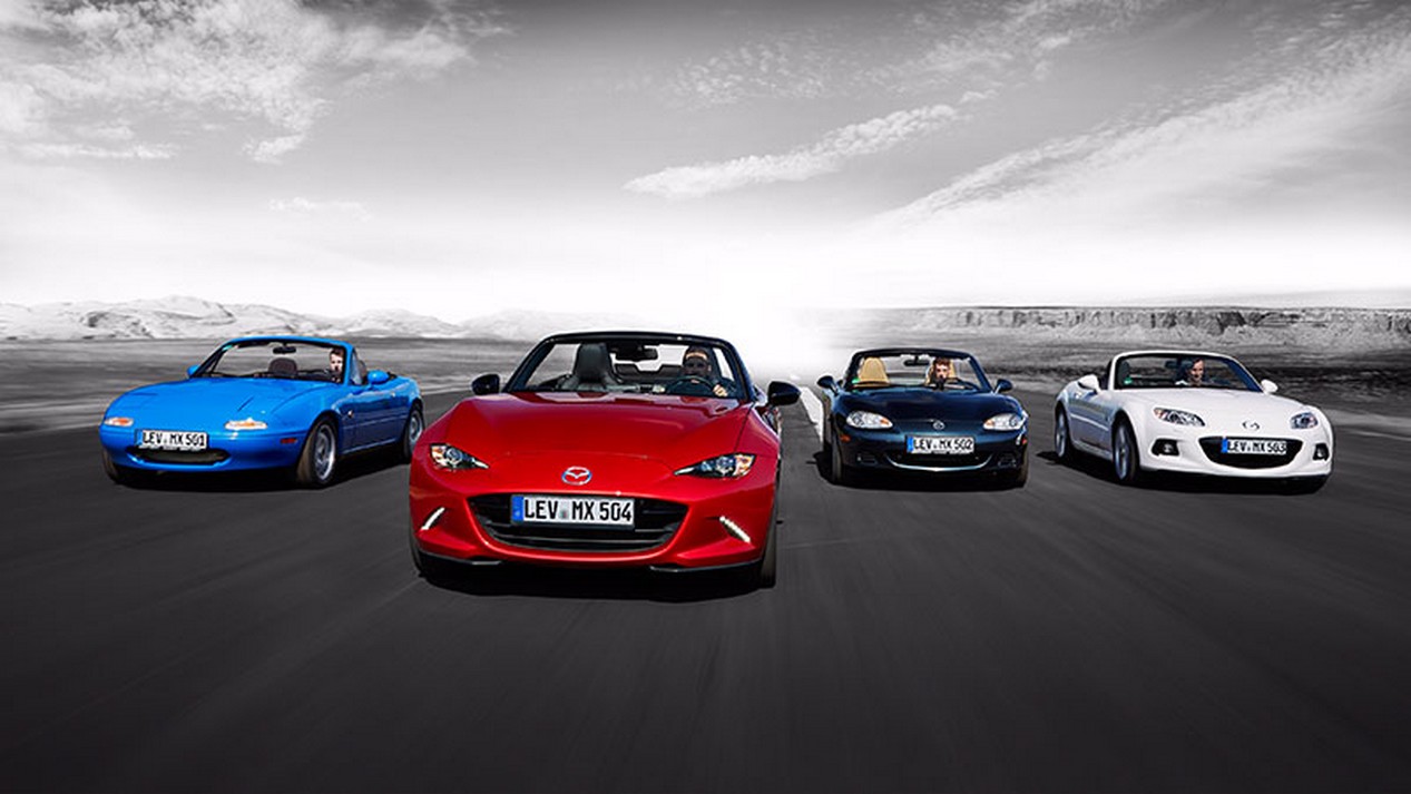 mazda mx5 4 generations