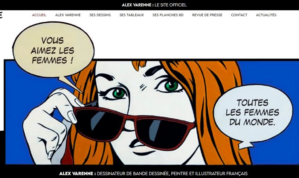 alex varenne site internet