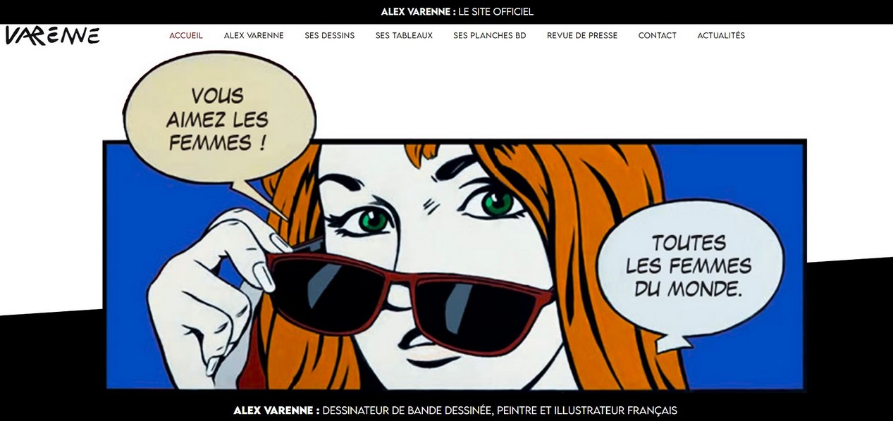 alex varenne site internet