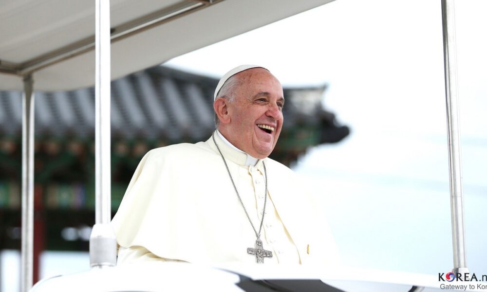 Le Pape François en voyage en Corée du Sud en 2014