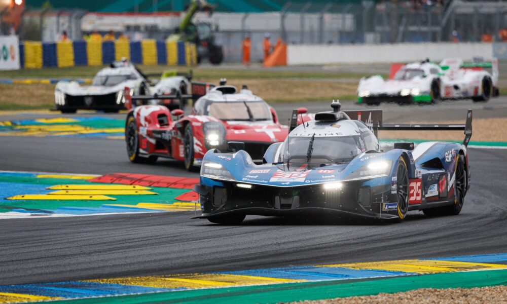 Le pilote Paul Loup Chatin au volant de son Alpine N°35 lors des 24H du Mans 2025