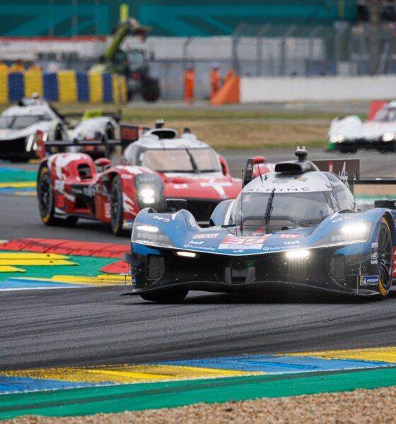 Le pilote Paul Loup Chatin au volant de son Alpine N°35 lors des 24H du Mans 2025