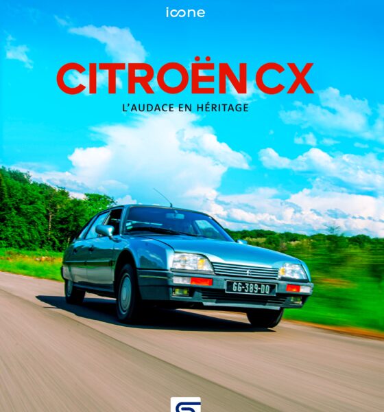 Livre retraçant l'histoire complète de la voiture Citroën CX