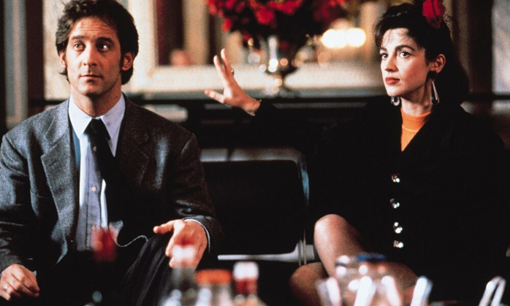 Vincent Lindon et Zabou Breitman dans le film LA CRISE réalisé par Coline Serreau.