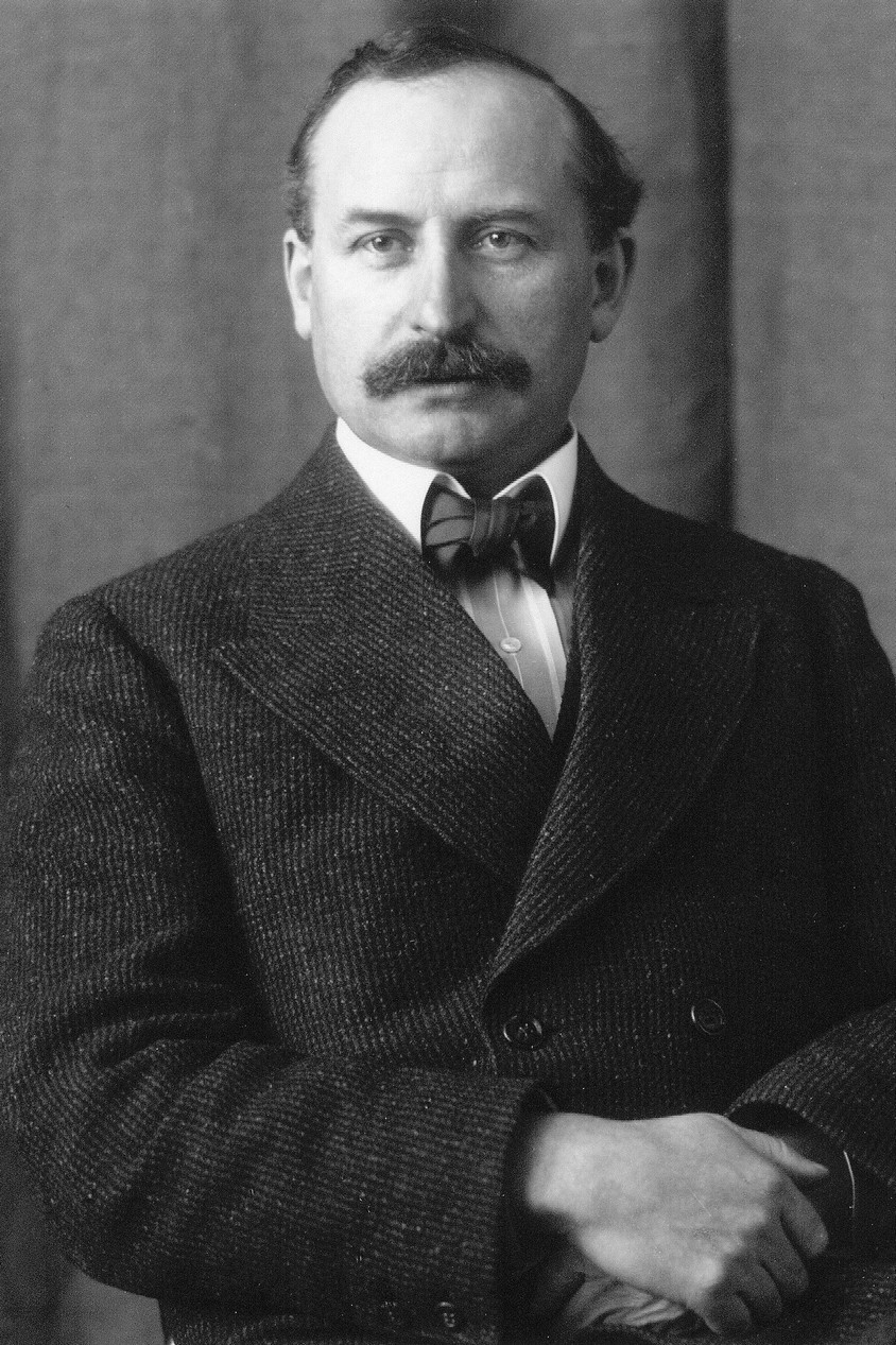Le cofondateur de la marque d'appareils photos Leica : Ernst Leitz, en 1925