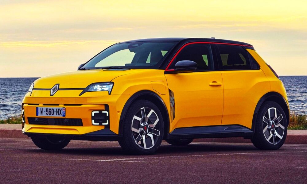 Renault 5 E-TECH jaune année modèle 2025