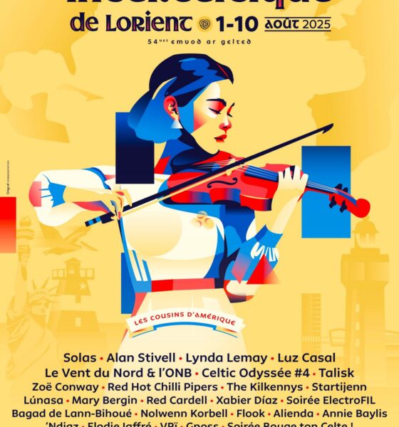 Affiche en couleurs du Festival Interceltique de Lorient 2025