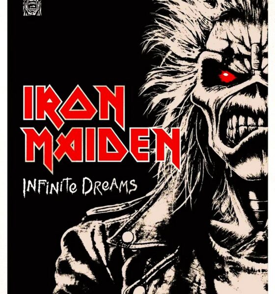 Le livre INFINITE DREAMS qui sortira le 8 octobre 2025 à l'occasion des 50 ans du groupe anglais IRON MAIDEN