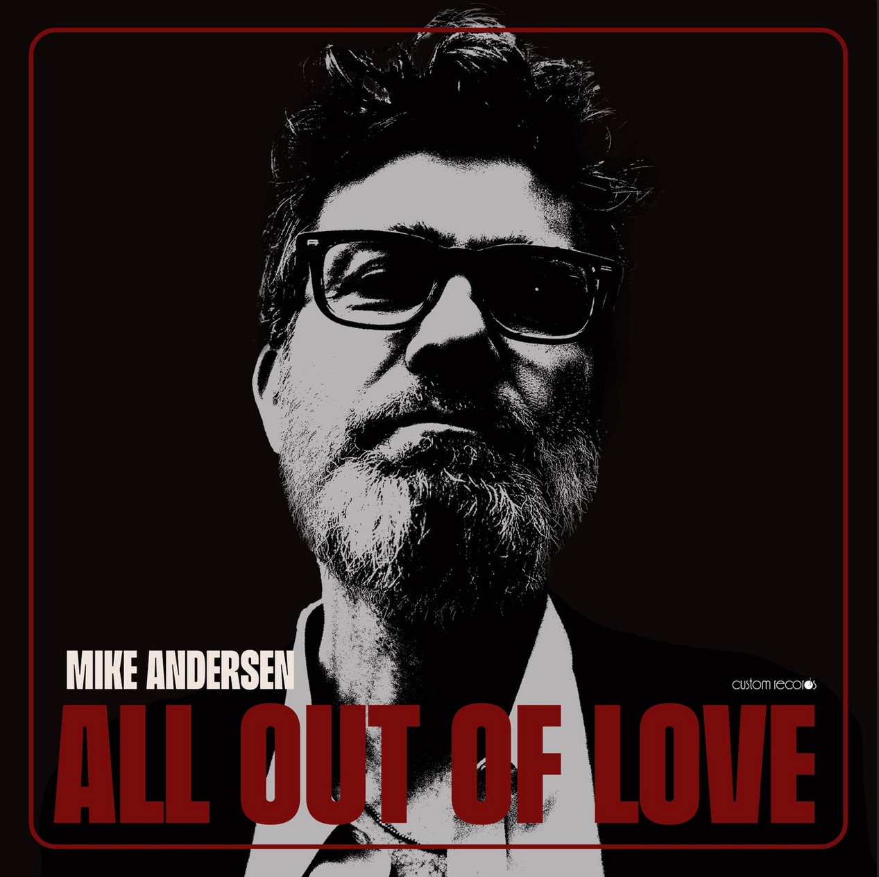 pochette du disque ALL OUT OF LOVE de Mike Andersen