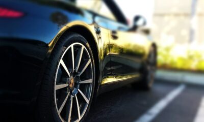 Ford Mustang cabriolet noire