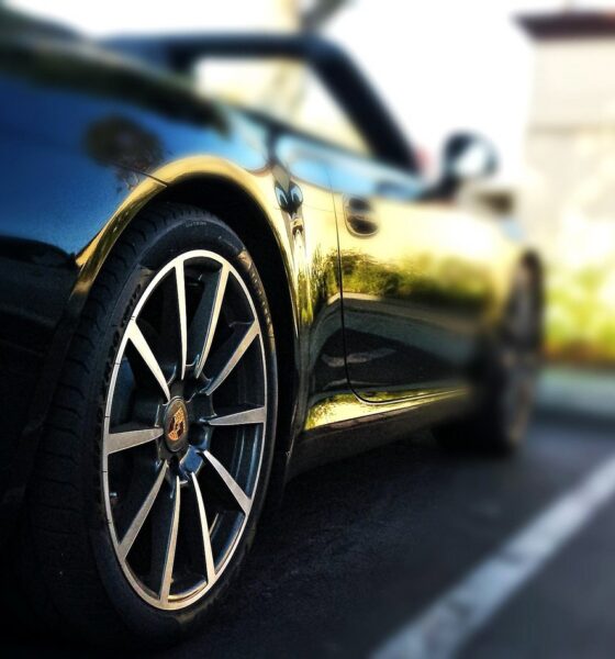 Ford Mustang cabriolet noire