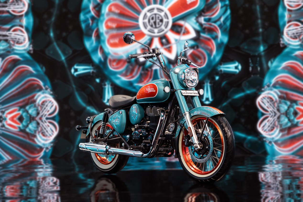 royal enfield goan classic 350 trip teal 13 1