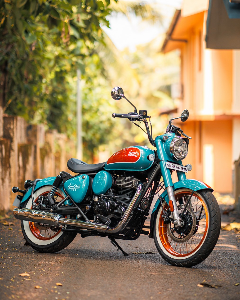 royal enfield goan classic 350 trip teal 18