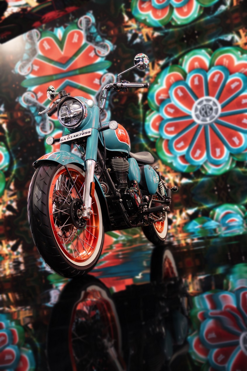 royal enfield goan classic 350 trip teal 9