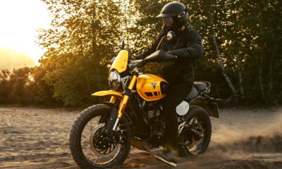 Nouvelle Triumph Scrambler 400 XC modèle 2026 coloris jaune