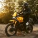 Nouvelle Triumph Scrambler 400 XC modèle 2026 coloris jaune