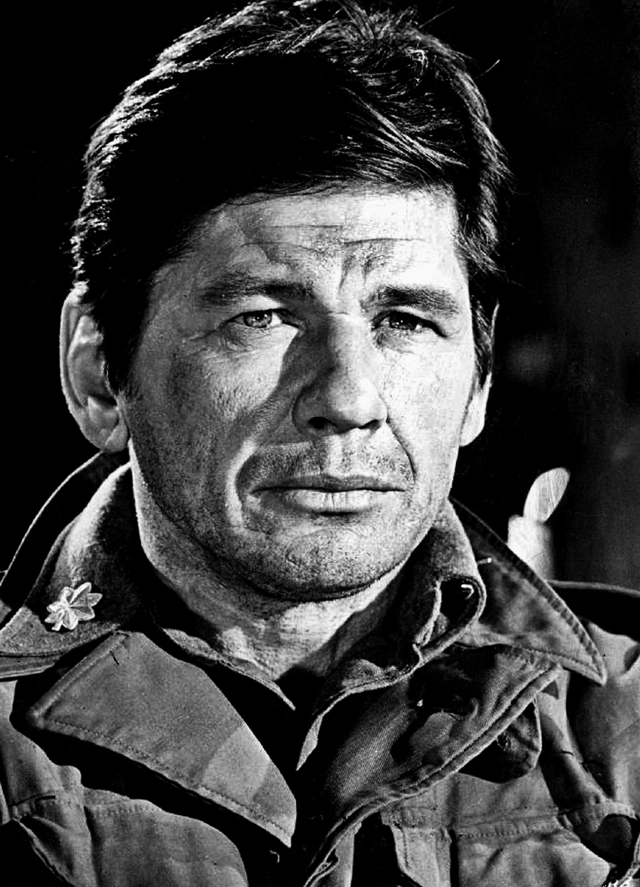 L'acteur américain Charles Bronson dans le film Battle Of The Bulge, en 1966