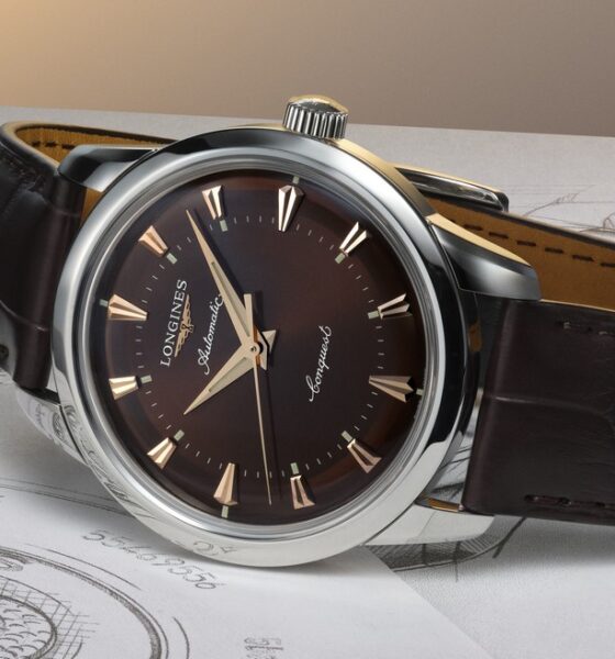 Nouvelle montre Longines Conquest Heritage marron année 2025