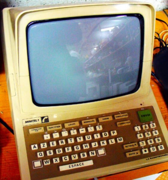 Modèle de Minitel 1 datant de 1982