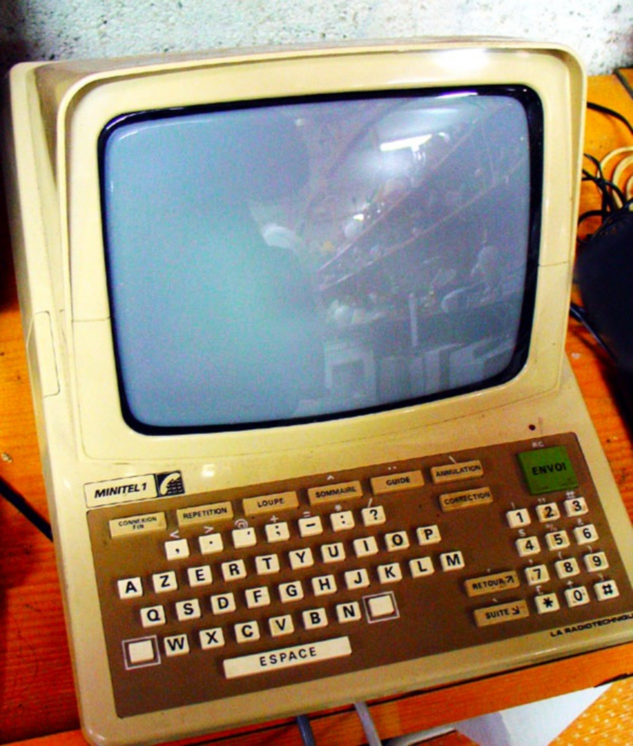 Modèle de Minitel 1 datant de 1982