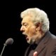 Le ténor espagnol Placido Domingo sur scène au Budapest Aréna le 10 août 2016