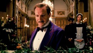 L'acteur Ralph Fiennes dans le film THE GRAND BUDAPEST HOTEL