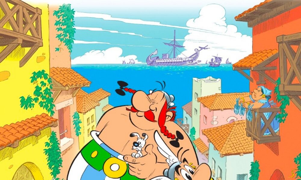 Couverture du prochain tome d'Astérix “Astérix en Lusitanie” qui sortira le 23 octobre 2025