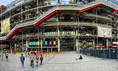 Le centre Georges Pompidou situé en plein coeur de Paris, en 2022.