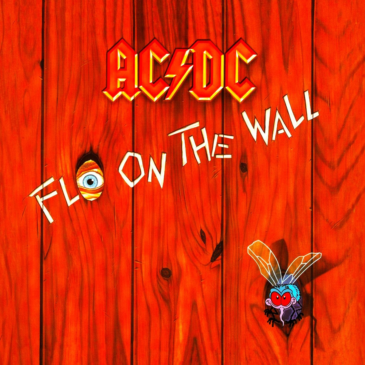 Pochette du dixième disque du groupe australien AC/DC : FLY ON THE WALL