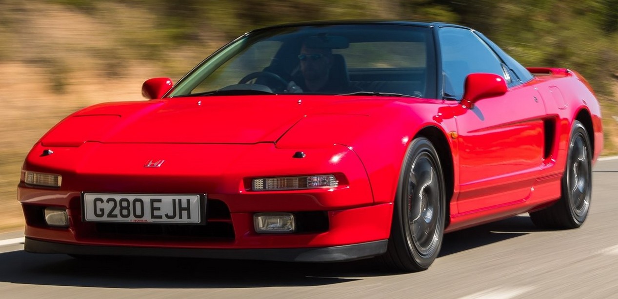 Supercar Honda NSX rouge de 1990
