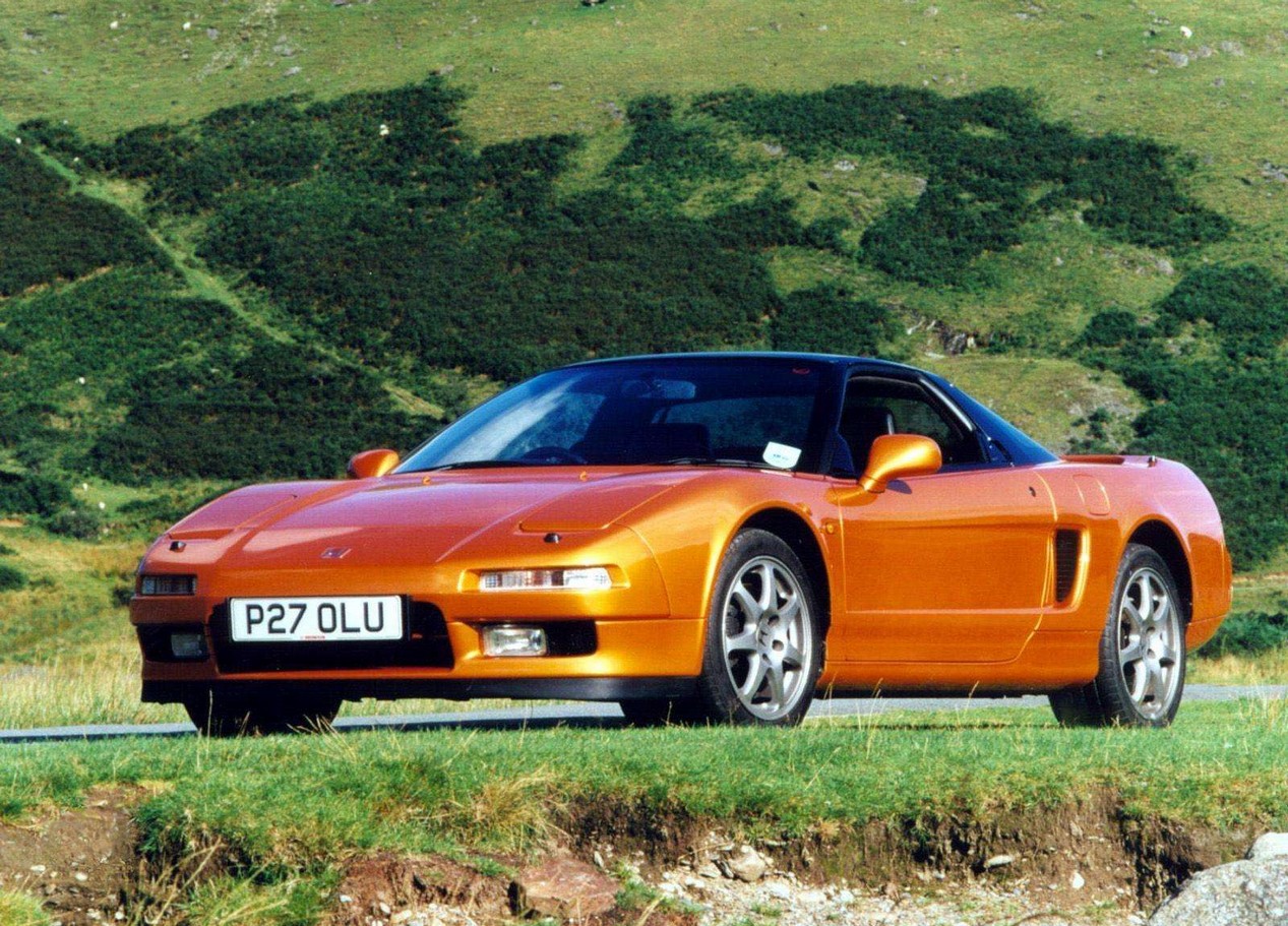 Honda NSX de 1998 couleur dorée