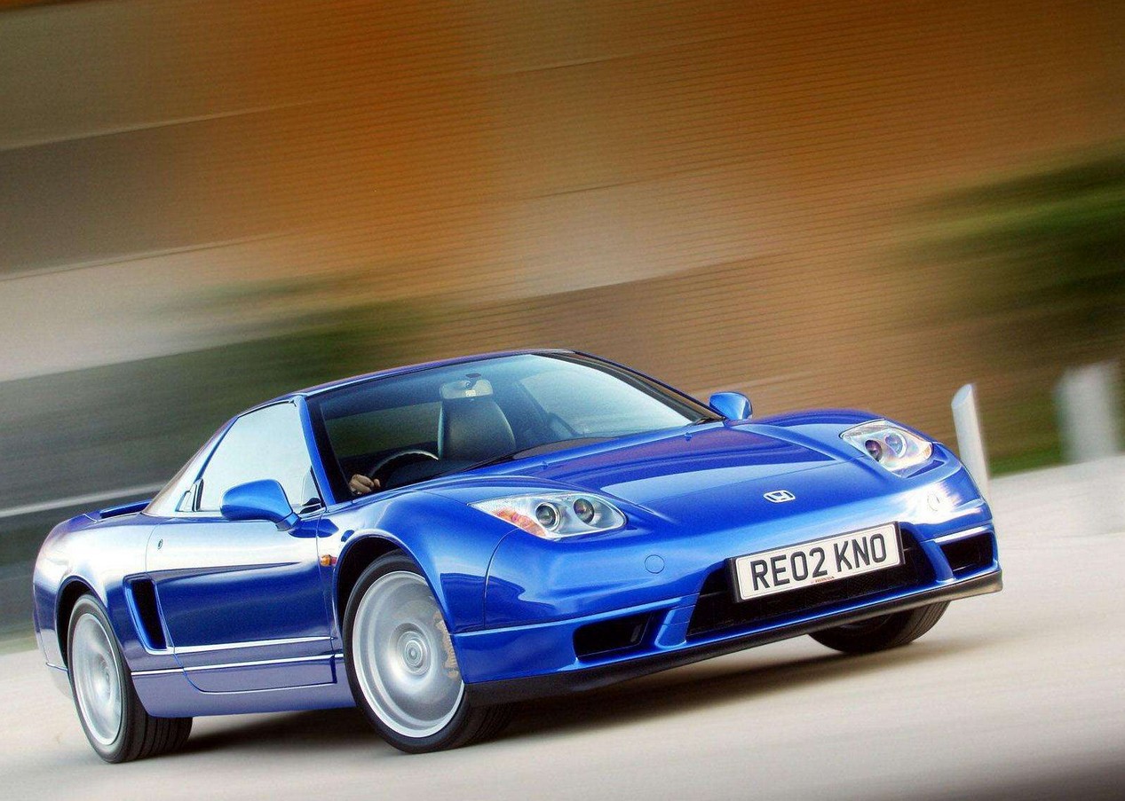 Honda NSX de 2002 en coloris bleu