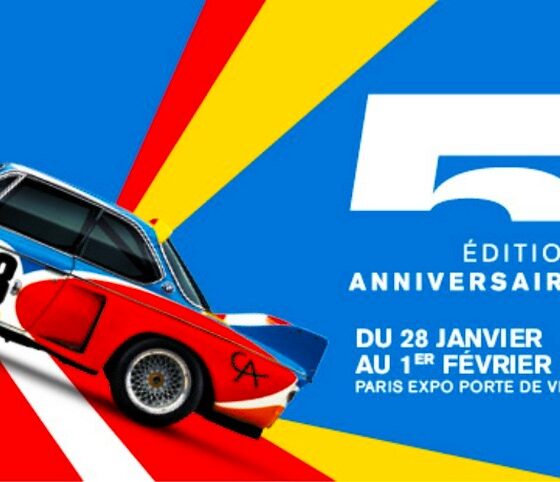 Affiche du salon Rétromobile 2026