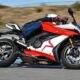 Nouvelle moto sportive de la marque française Mash : la Mash K750 couleur blanc/rouge modèle 2025