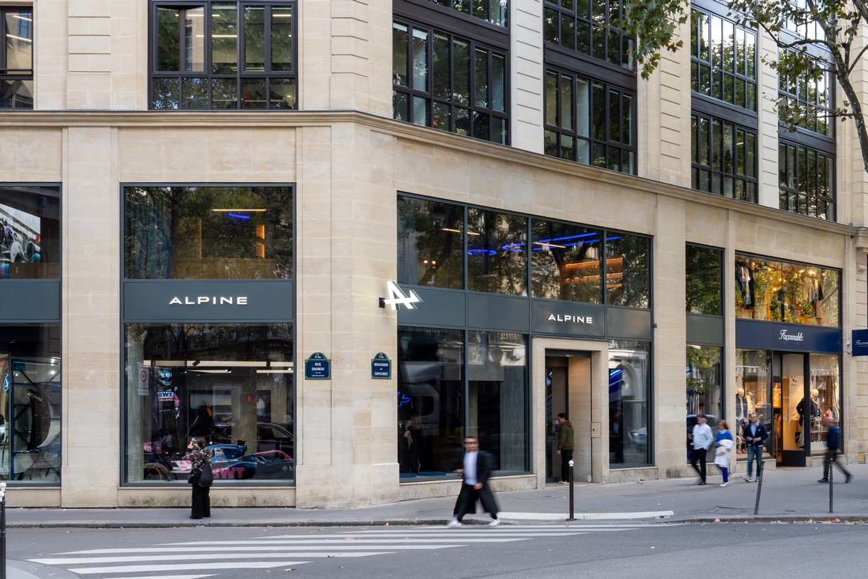 Première boutique atelier Alpine ouverte à Paris le 1er octobre 2025