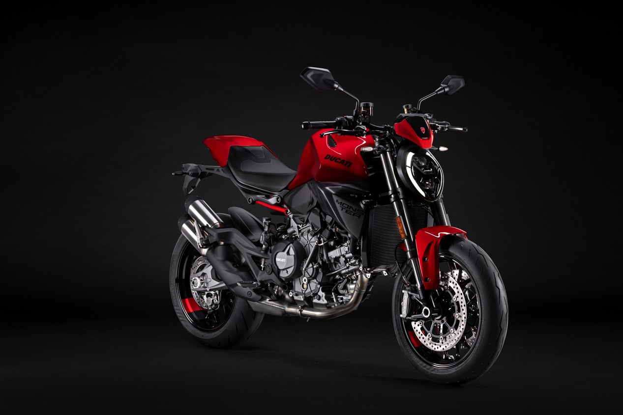 Nouvelle moto Ducati Monster 2026 coloris rouge