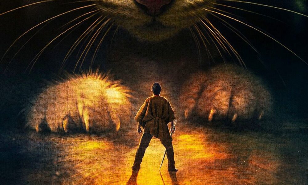 Affiche du film l'homme qui rétrécit avec Jean Dujardin sorti le 22 octobre 2025