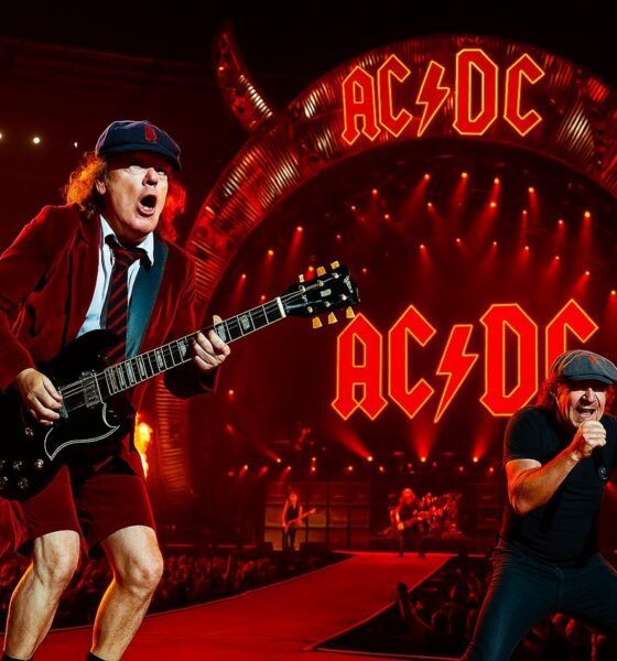 Le groupe de hard-rock australien AC/DC en concert à Melbourne
