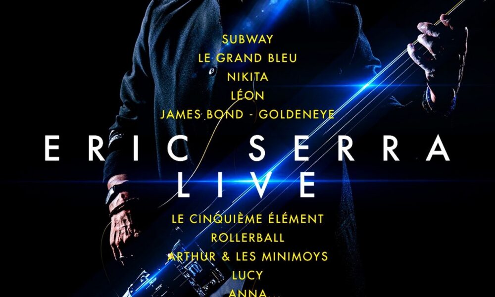Affiche de la tournée du compositeur de musiques de films Éric Serra pour 2026