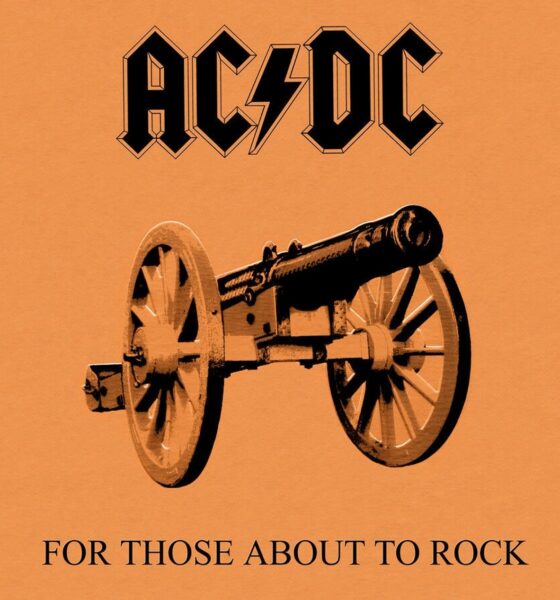 Pochette de l'album du groupe de rock australien AC/DC “For Those About To Rock” sorti le 23 novembre 1981