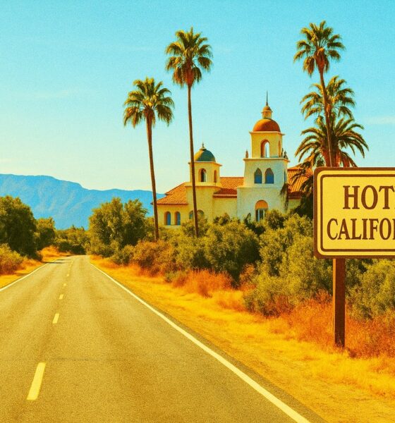 Image qui illustre la chanson HOTEL CALIFORNIA du groupe EAGLES