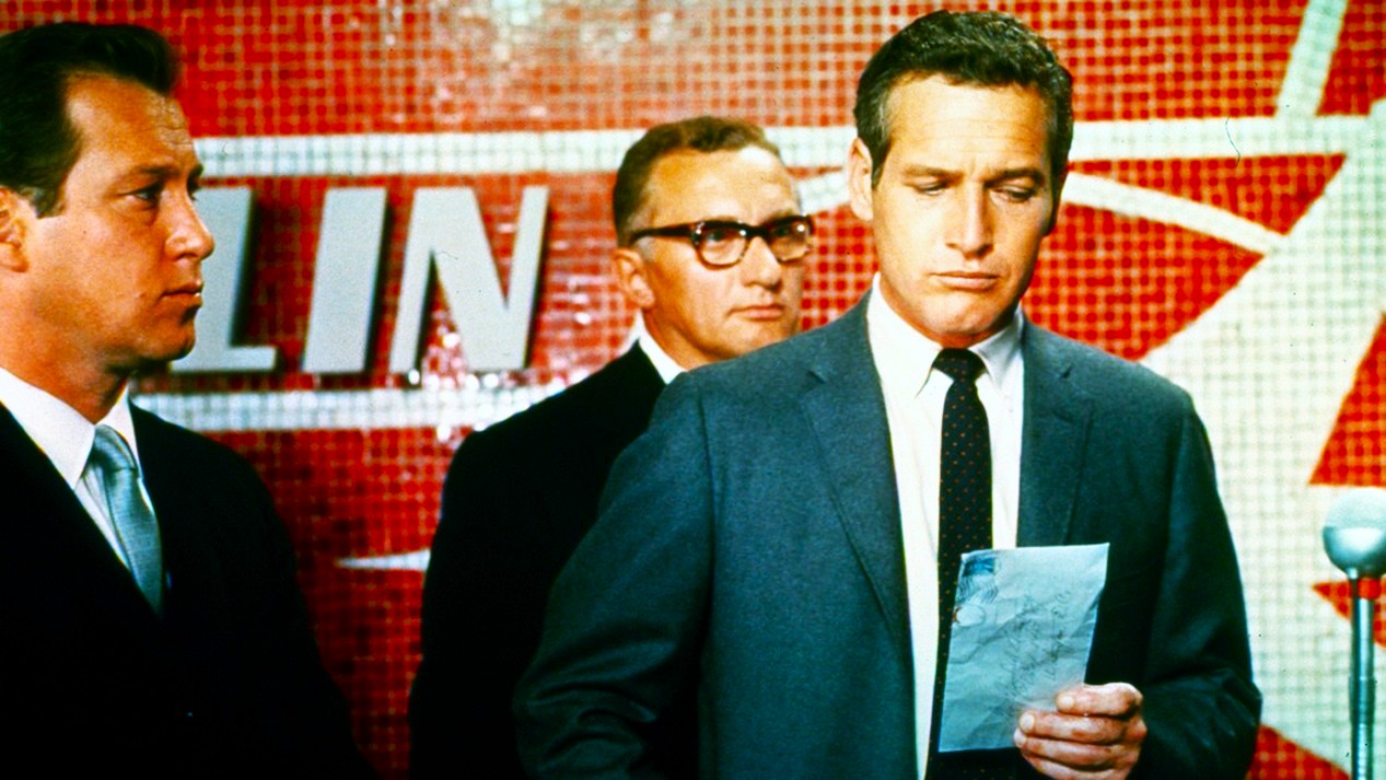 Photo couleurs du film Le Rideau Déchiré avec Paul Newman en 1966